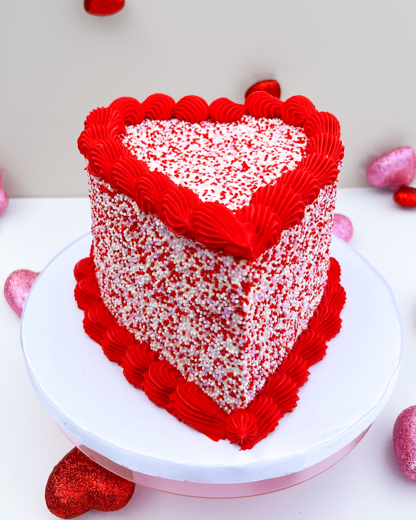 VALENTINE’S HEART CAKE