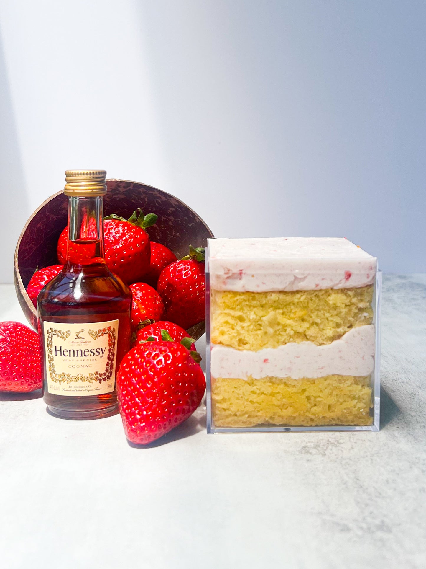 HENNESSY AND STRAWBERRY LUX LAYER