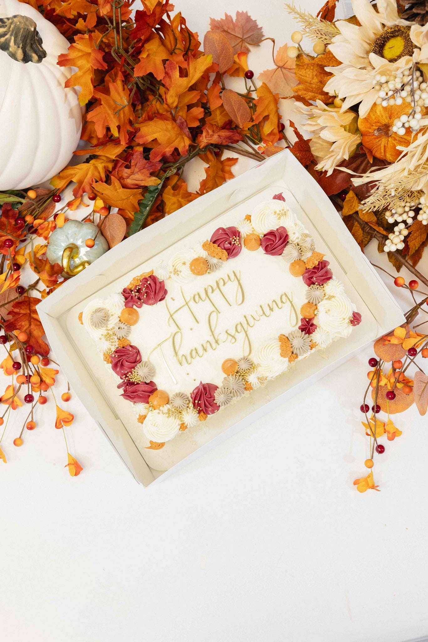 HAPPY THANKSGIVING CAKE