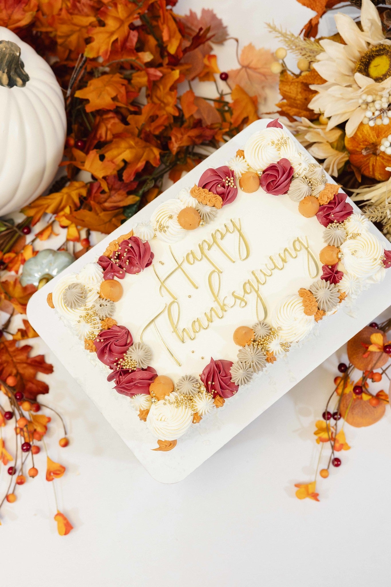 HAPPY THANKSGIVING CAKE