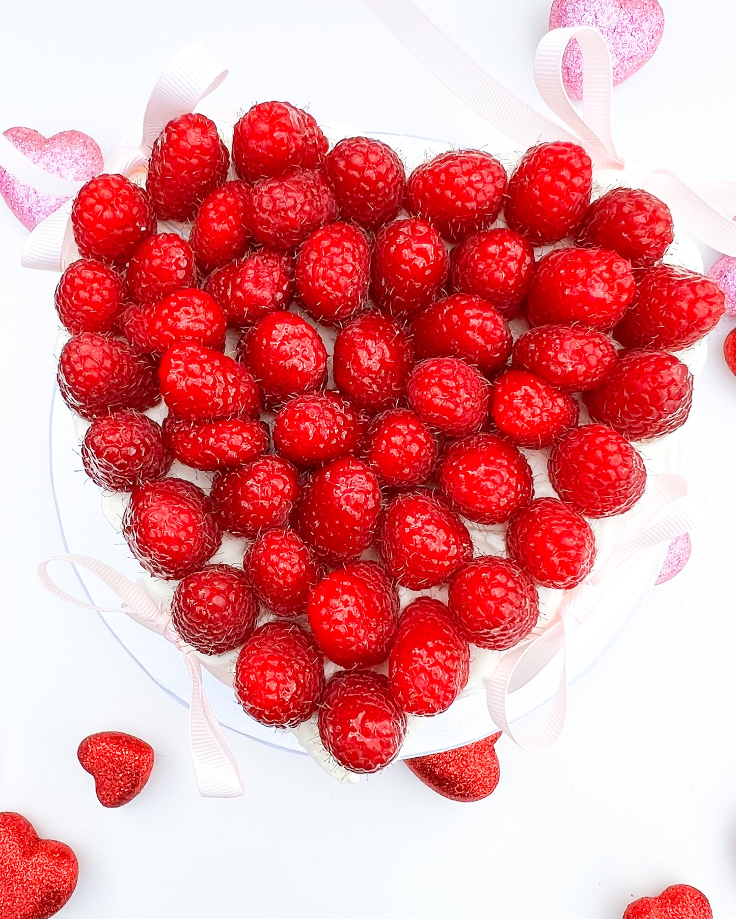 RASPBERRY HEART CAKE