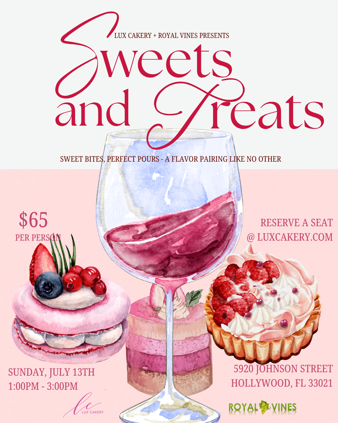Sweets and Treats: A Tasting Experience