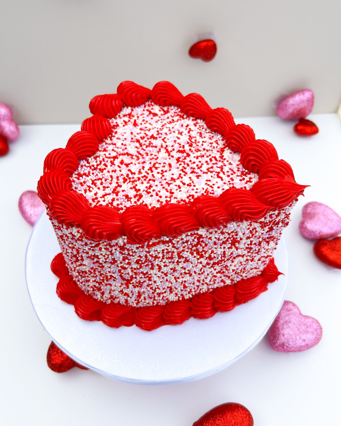 VALENTINE’S HEART CAKE