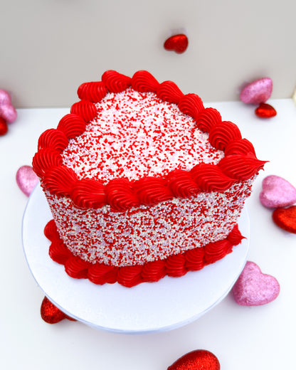 VALENTINE’S HEART CAKE